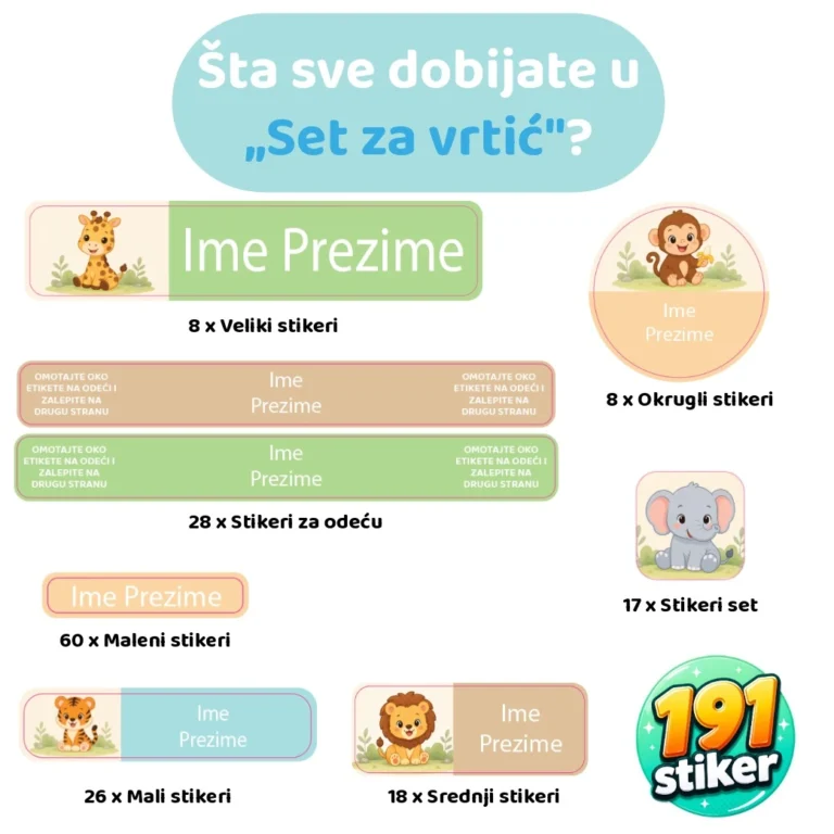 Set za vrtić