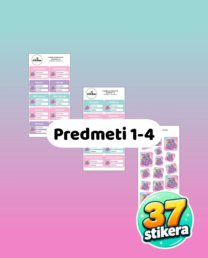 Predmeti 1-4